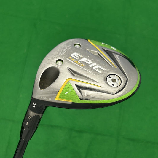 Left Handed Callaway Epic Flash 7 Wood Mitsubishi Tensei AV Blue 75 Stiff Flex