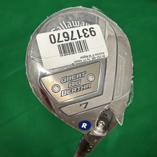 NEW Callaway 2023 Great Big Bertha 7 Wood UST Helium 50 Regular Flex Shaft +HC