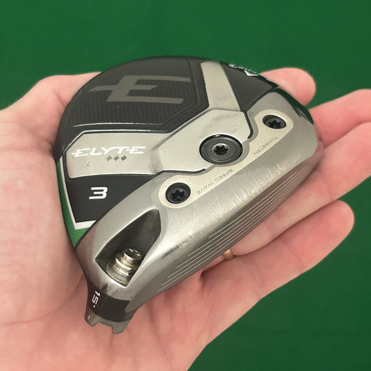 Callaway Elyte Triple Diamond 3 Wood (15*) - Club Head & Cover Only (Elite)
