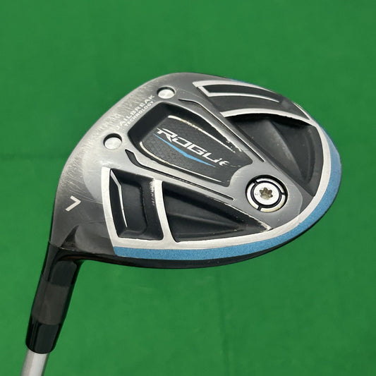 Callaway Rogue Left Handed 7 Wood Aldila Quaranta 50 Regular Flex Shaft +HC