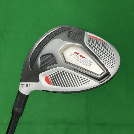 TaylorMade M6 Left Handed Fairway 7 Wood Fujikura ATMOS Red 5 Regular Flex
