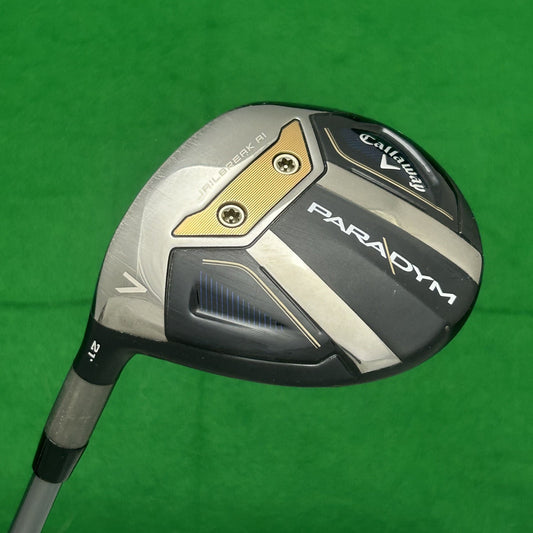 Left Hand Callaway Paradym 7 Wood Project X HZRDUS Silver 60 Regular Flex +HC