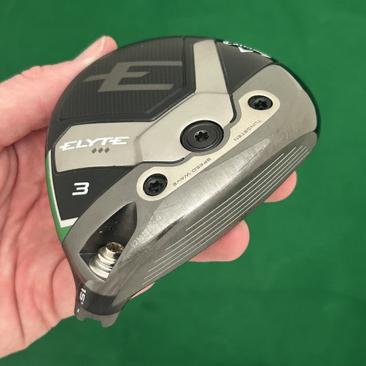 Callaway Elyte Triple Diamond 3 Wood (15*) - Club Head & Cover Only