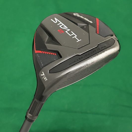 TaylorMade Stealth 2 Fairway 7 Wood HZRDUS Smoke Black 70 Extra Stiff Flex Shaft