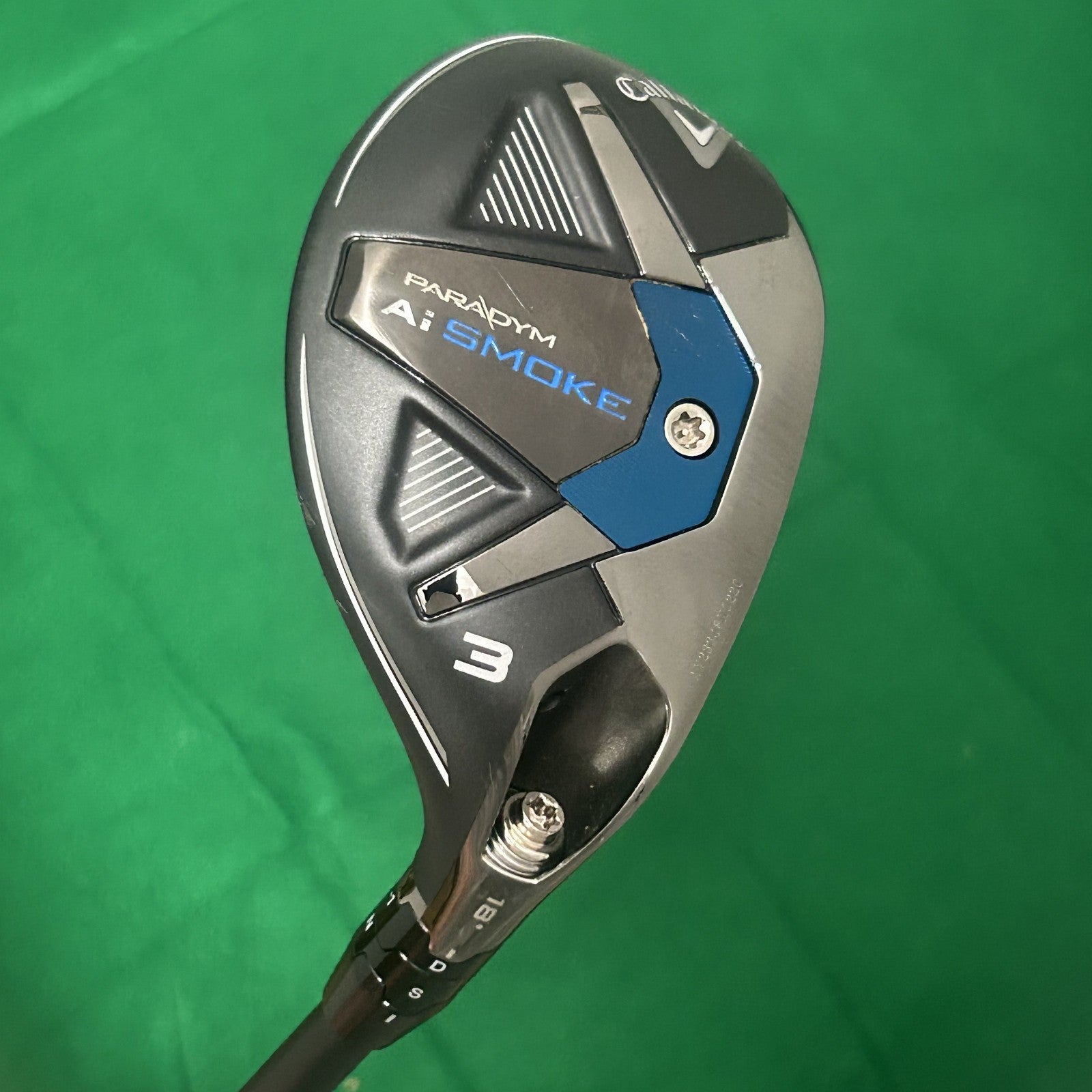 Callaway AI Smoke 3 (18*) Hybrid Project X Cypher Black 70 Stiff Flex +HC