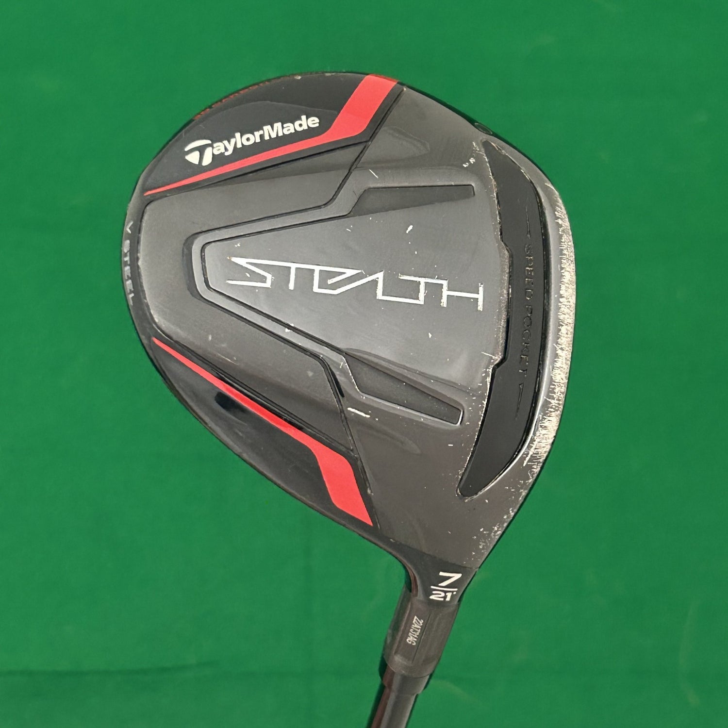 TaylorMade Stealth Fairway 7 Wood Fujikura Ventus Red 6 Stiff Flex Shaft