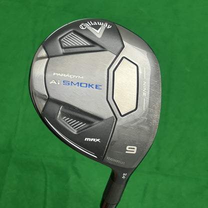 Callaway Ai Smoke Max Fairway 9 Wood Mitsubishi Tensei Blue/Silver 40 Senior +HC