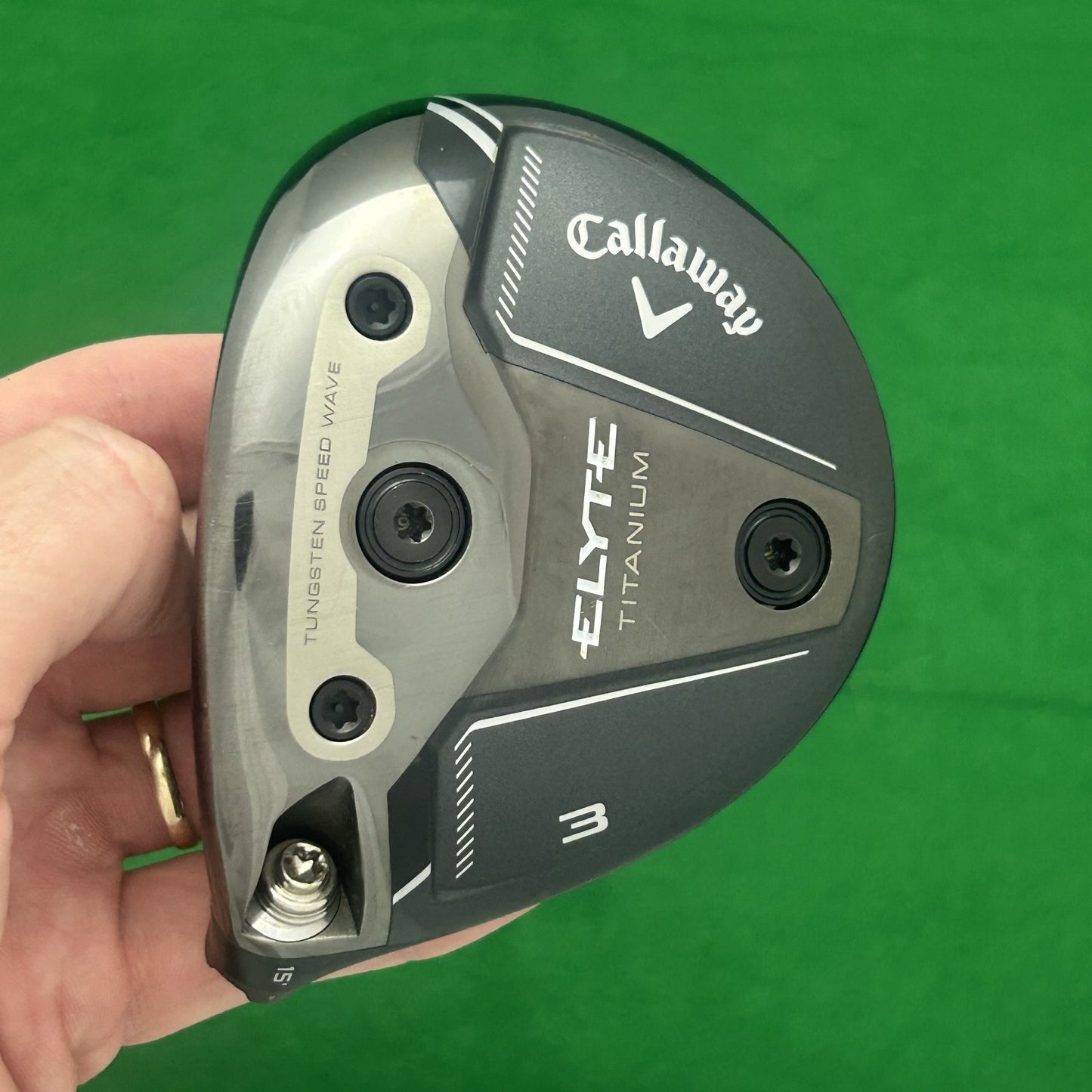 Callaway Elyte Ti Fairway 3 Wood Head Only Left-Handed +HC (Elite)
