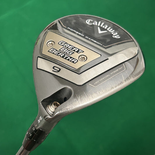 Callaway 2023 Great Big Bertha 9 Wood UST Helium 4 Nanocore Senior Flex +HC