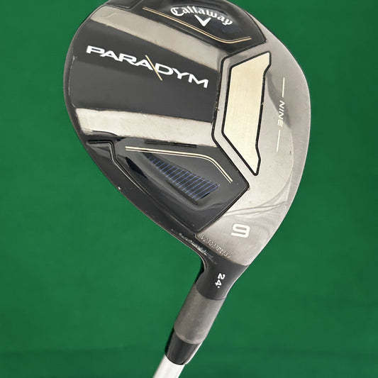 Callaway Paradym 9 Wood Aldila Ascent Blue 50 Regular Flex Shaft +HC