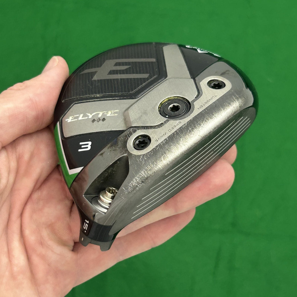 Callaway Elyte Triple Diamond Fairway 3 Wood (15*) Club Head Only +HC (Elite)