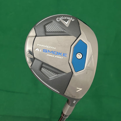 MINT Callaway AI Smoke Max Fast 7 Wood Tensei Blue/Silver Senior Flex Shaft +HC