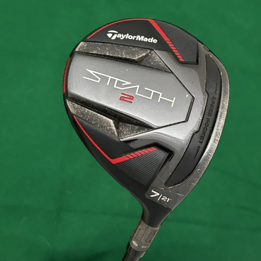 TaylorMade Stealth 2 Fairway 7 Wood UST Mamiya Helium Black 5 Regular Flex Shaft