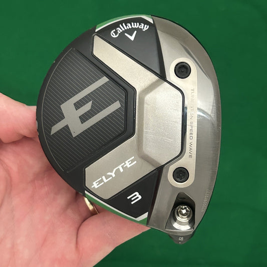 Callaway Elyte 3 Wood (15*) - Club Head & Cover Only