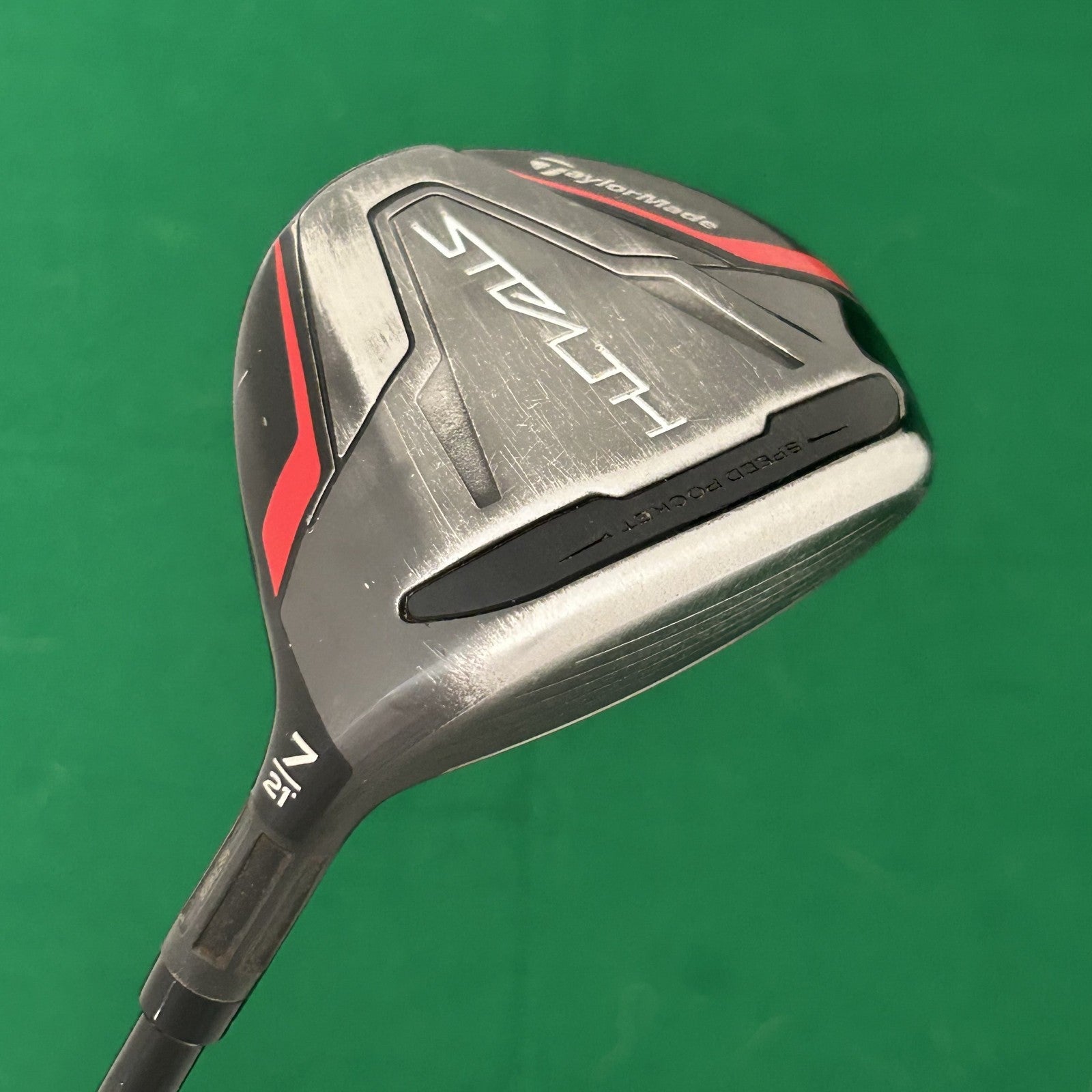 TaylorMade Stealth Fairway 7 Wood HZRDUS Smoke Black RDX 70 Extra Stiff Flex