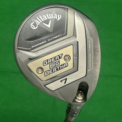 Callaway Great Big Bertha Fairway 7 Wood Mitsubishi Vanquish PL 40 Senior +HC