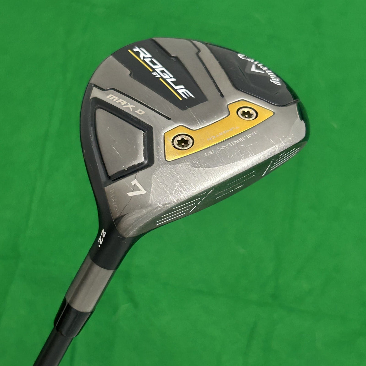 Callaway Rogue ST Max D Fairway 7 Wood Project X Cypher Black 40 Senior +HC