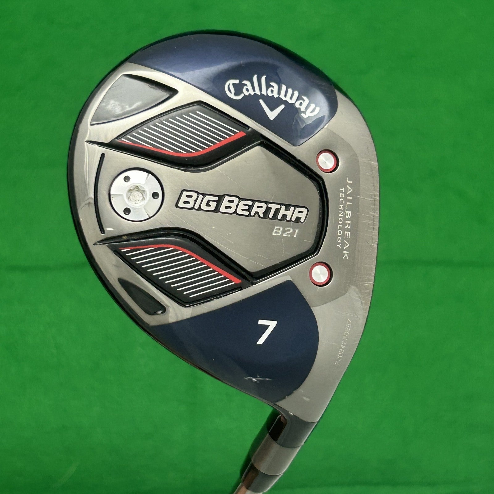 Callaway Big Bertha B21 Fairway 7 Wood Callaway RCH 55 Regular Flex Shaft +HC