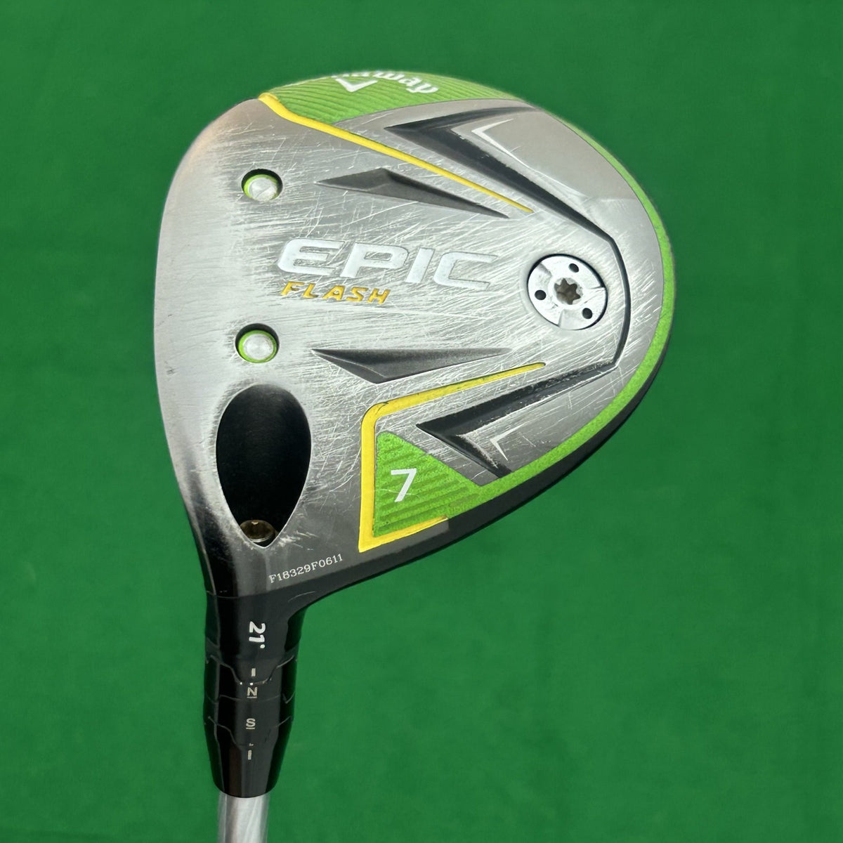 Callaway Epic Flash 7 Wood Project X EvenFlow Green 55 Regular Left-Handed +HC