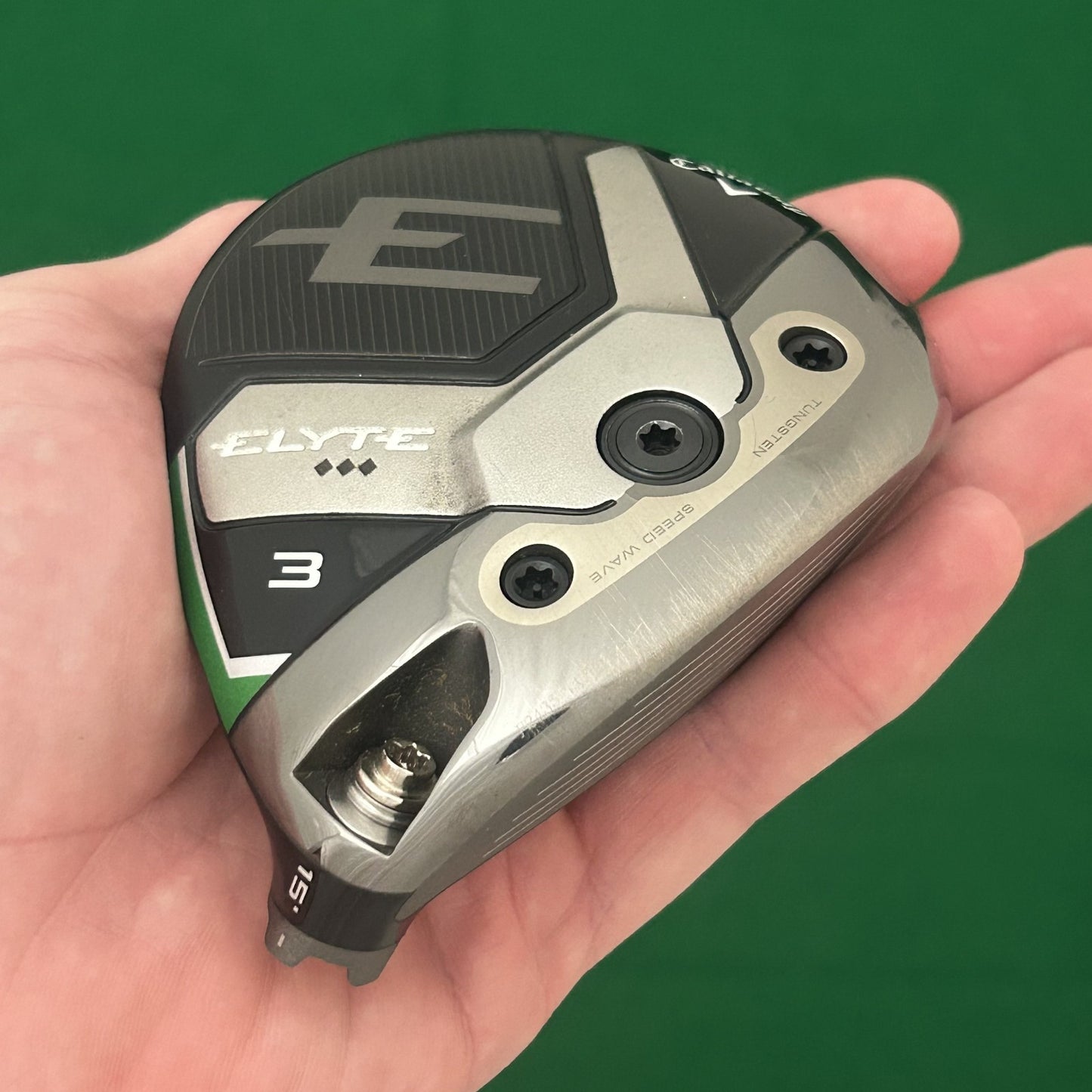 Callaway Elyte Triple Diamond 3 Wood (15*) - Club Head & Cover Only