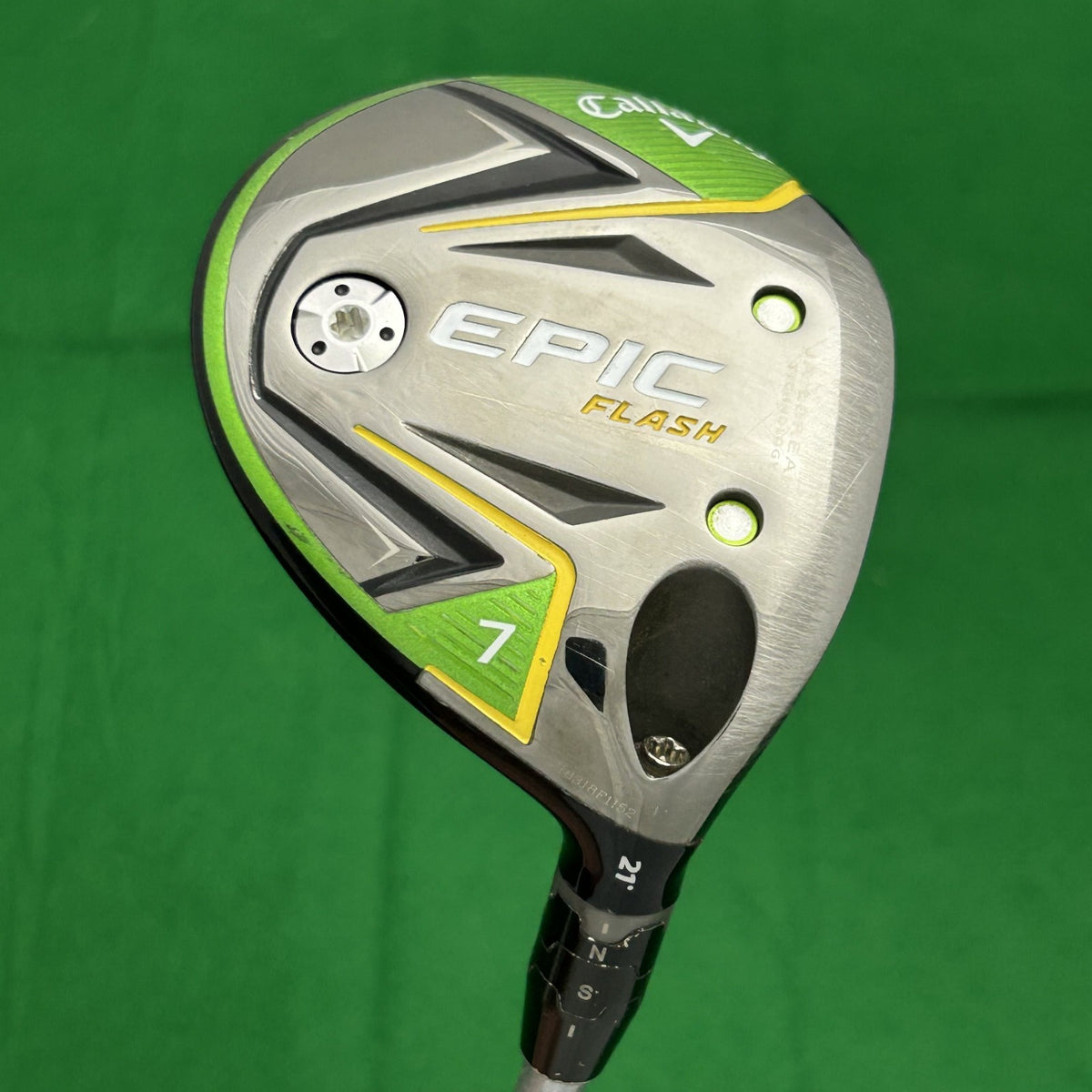 Callaway Epic Flash Fairway 7 Wood Project X EvenFlow Green 55 Regular +HC