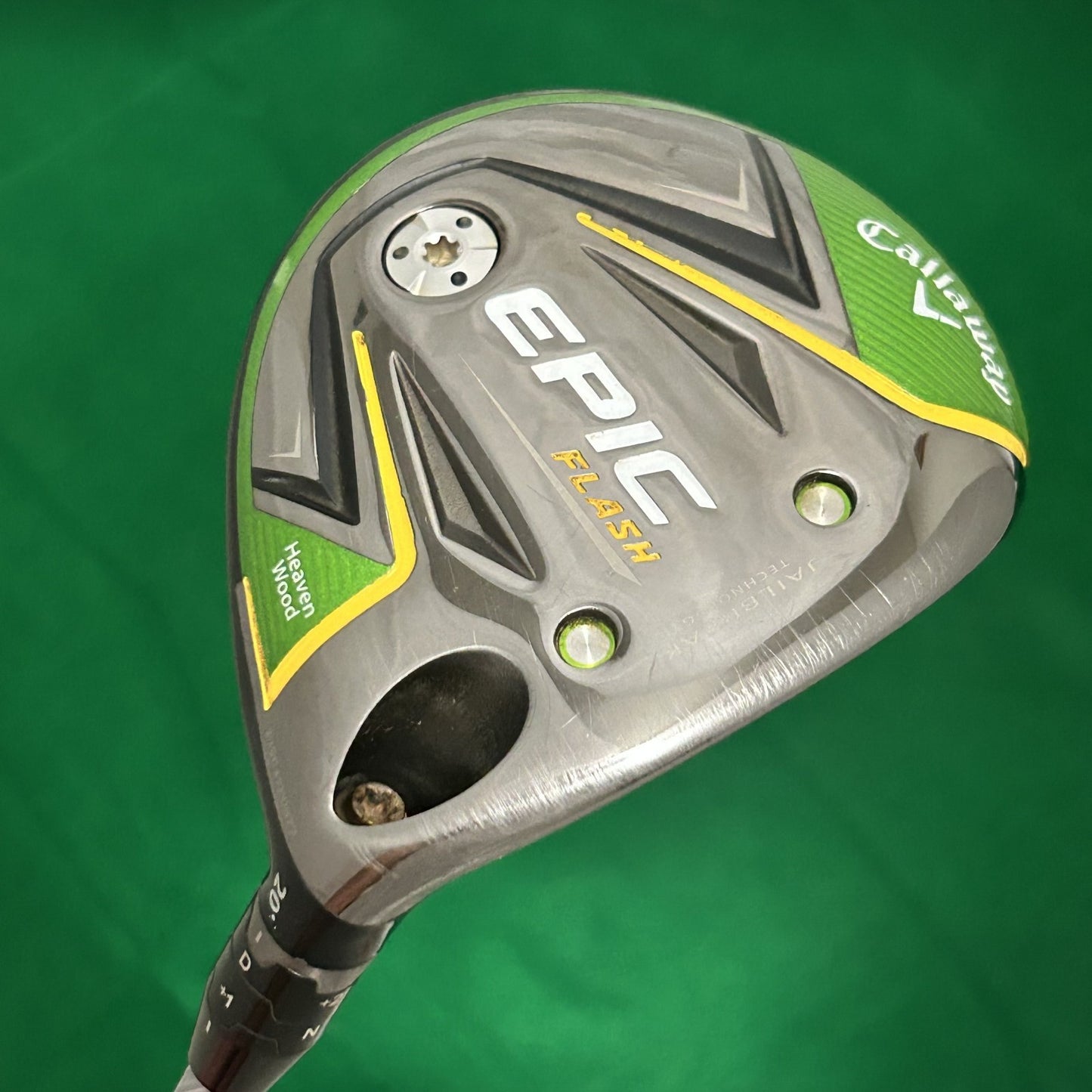 Callaway Epic Flash Heavenwood Project X Evenflow Green 55 Senior Flex +HC