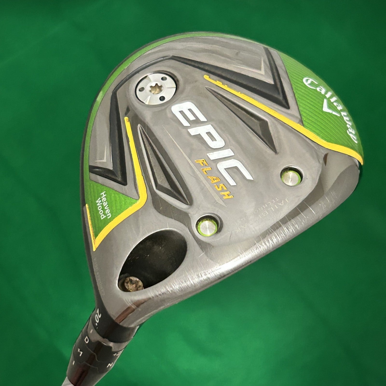 Callaway Epic Flash Heavenwood Project X Evenflow Green 55 Senior Flex +HC