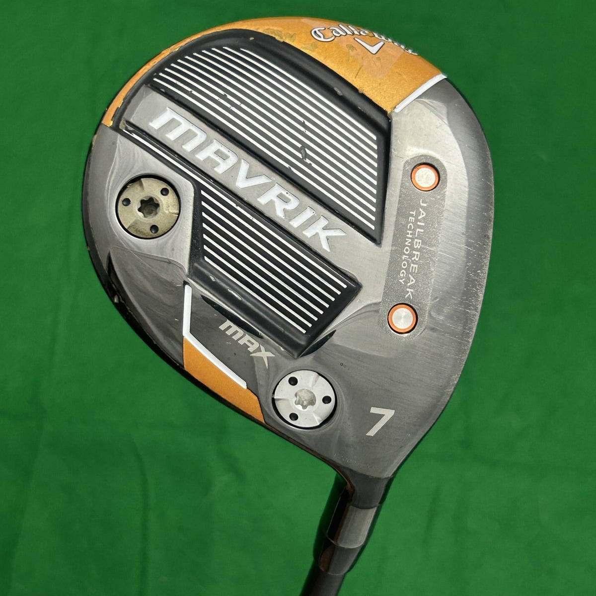 Callaway Mavrik Max Fairway 7 Wood UST Mamiya Helium Black 5 Senior +HC