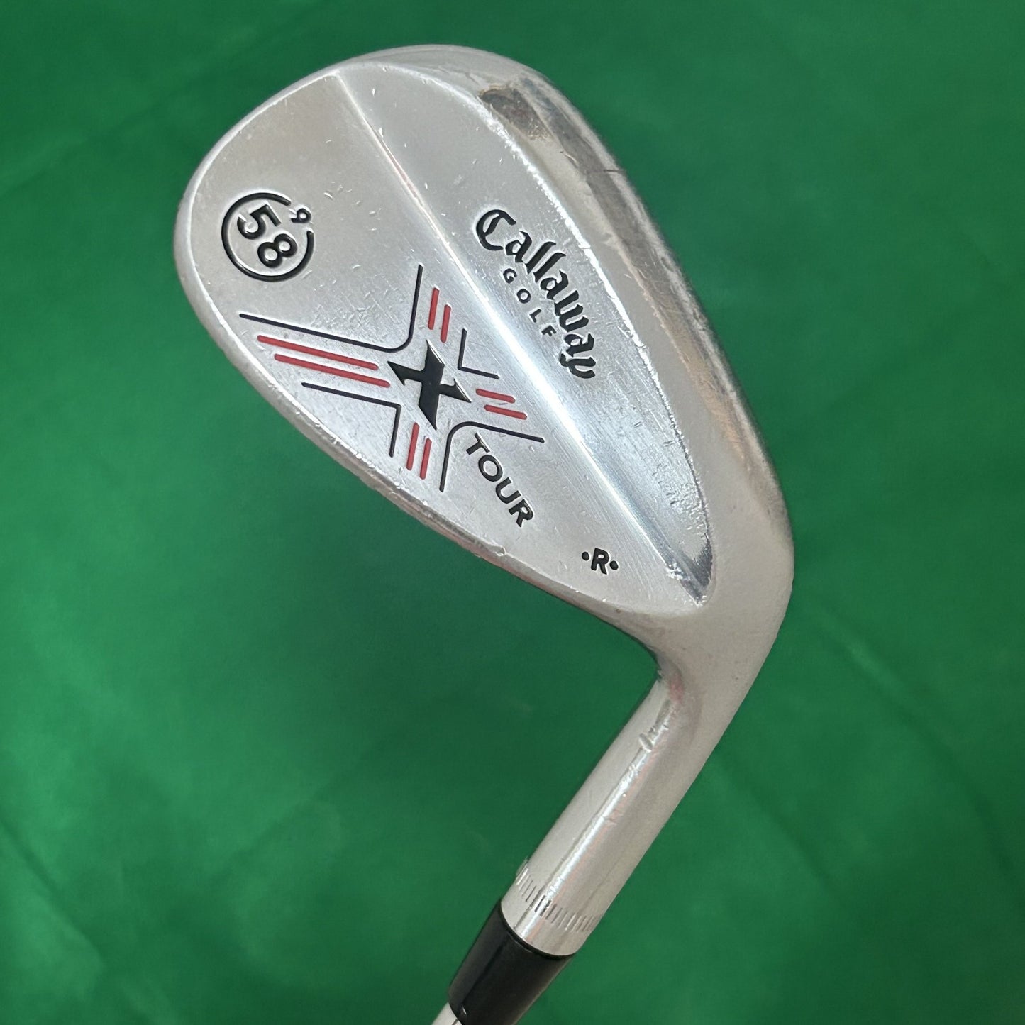 Callaway X-Tour 58* Wedge Steel Wedge Flex Shaft Mens Right Handed
