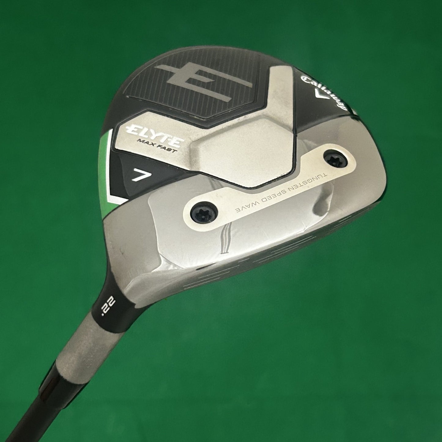 Callaway Elyte Max Fast 7 Wood Mitsubishi Vanquish PL 40 Senior Flex Shaft +HC