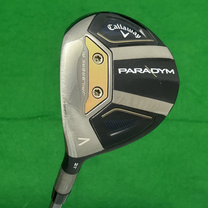 Left Hand Callaway Paradym 7 Wood Project X HZRDUS Silver 60 Regular Flex +HC