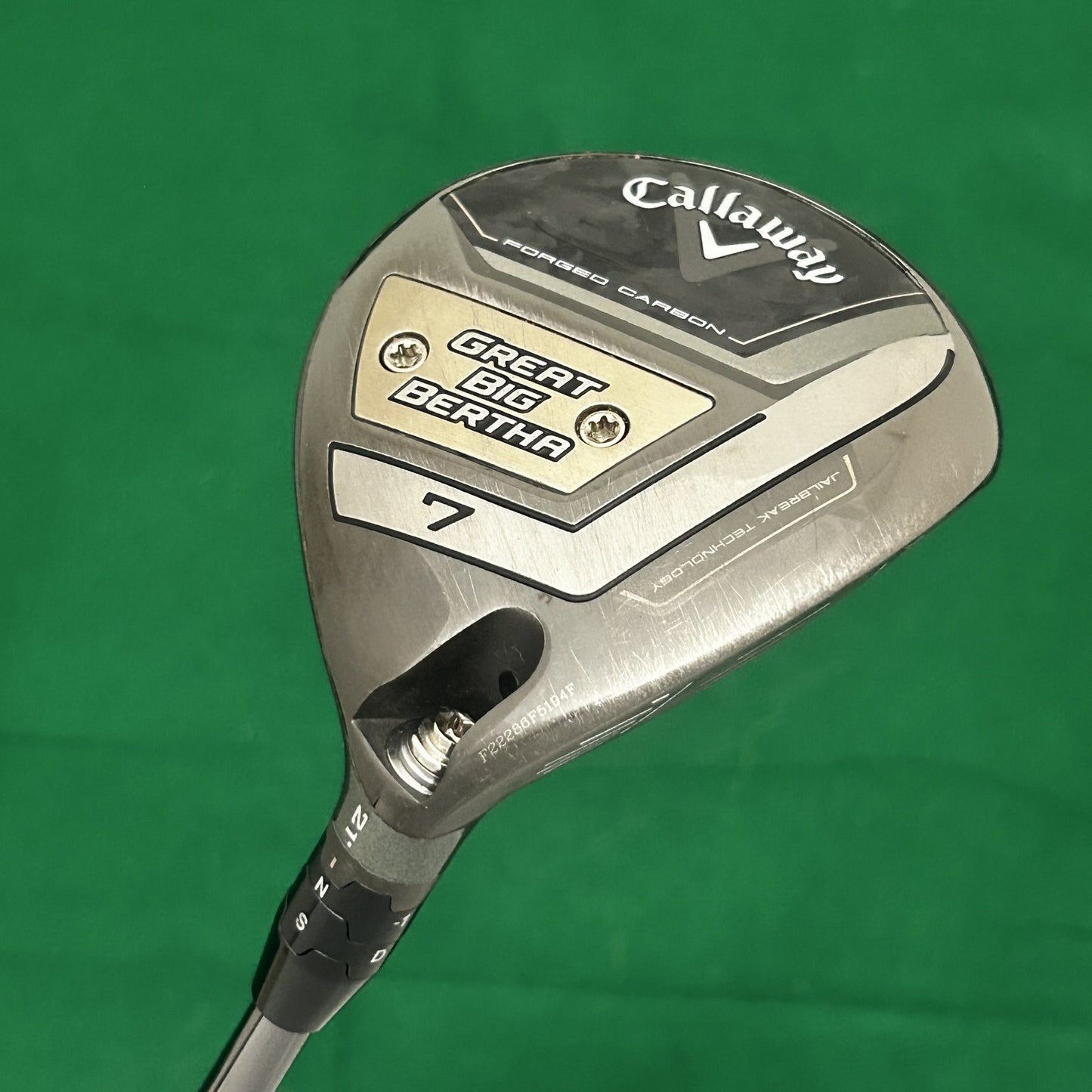 Callaway 2023 Great Big Bertha 7 Wood UST Helium 60 Regular Flex Shaft +HC