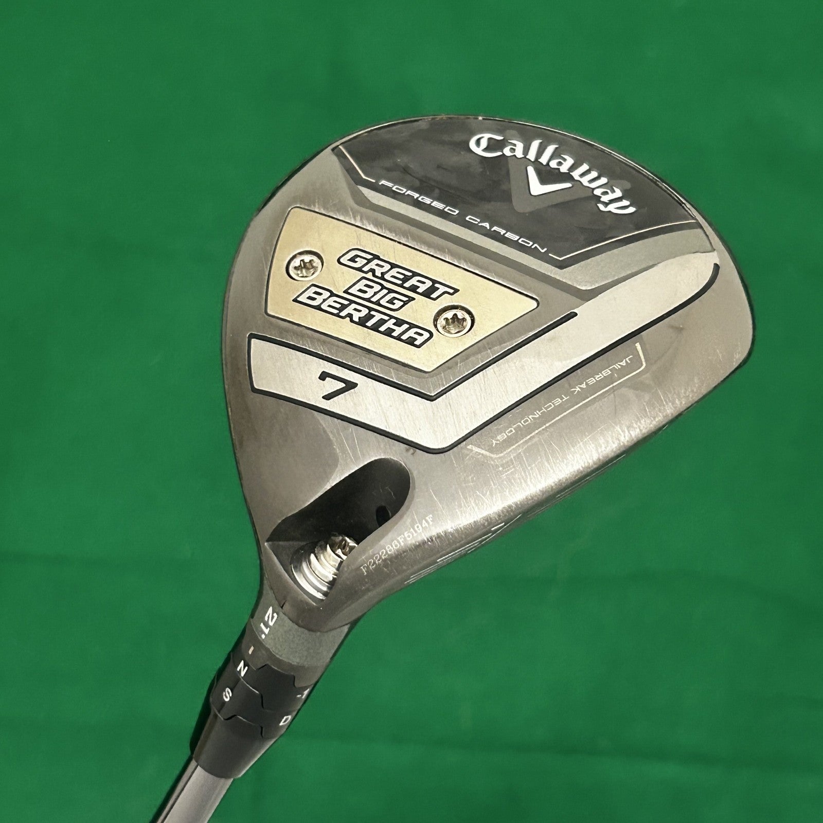 Callaway 2023 Great Big Bertha 7 Wood UST Helium 60 Regular Flex Shaft +HC