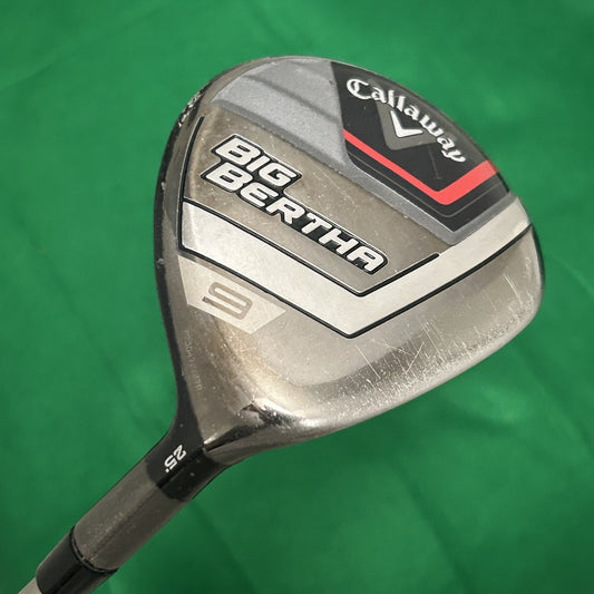 Callaway 2023 Big Bertha 9 Wood Callaway RCH 55 Senior Flex Shaft +HC