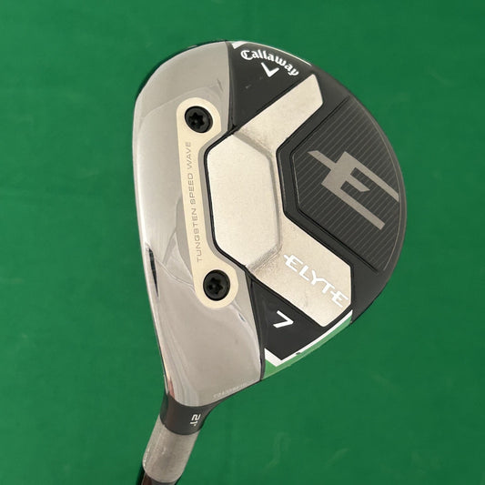 Callaway Elyte Left Handed 7 Wood Mitsubishi Tensei 1K Black 65 Stiff Flex +HC