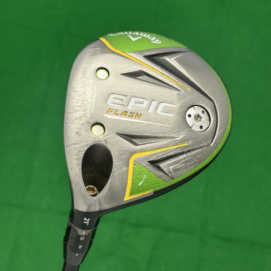 Left Handed Callaway Epic Flash 7 Wood Mitsubishi Tensei AV Blue 75 Stiff Flex