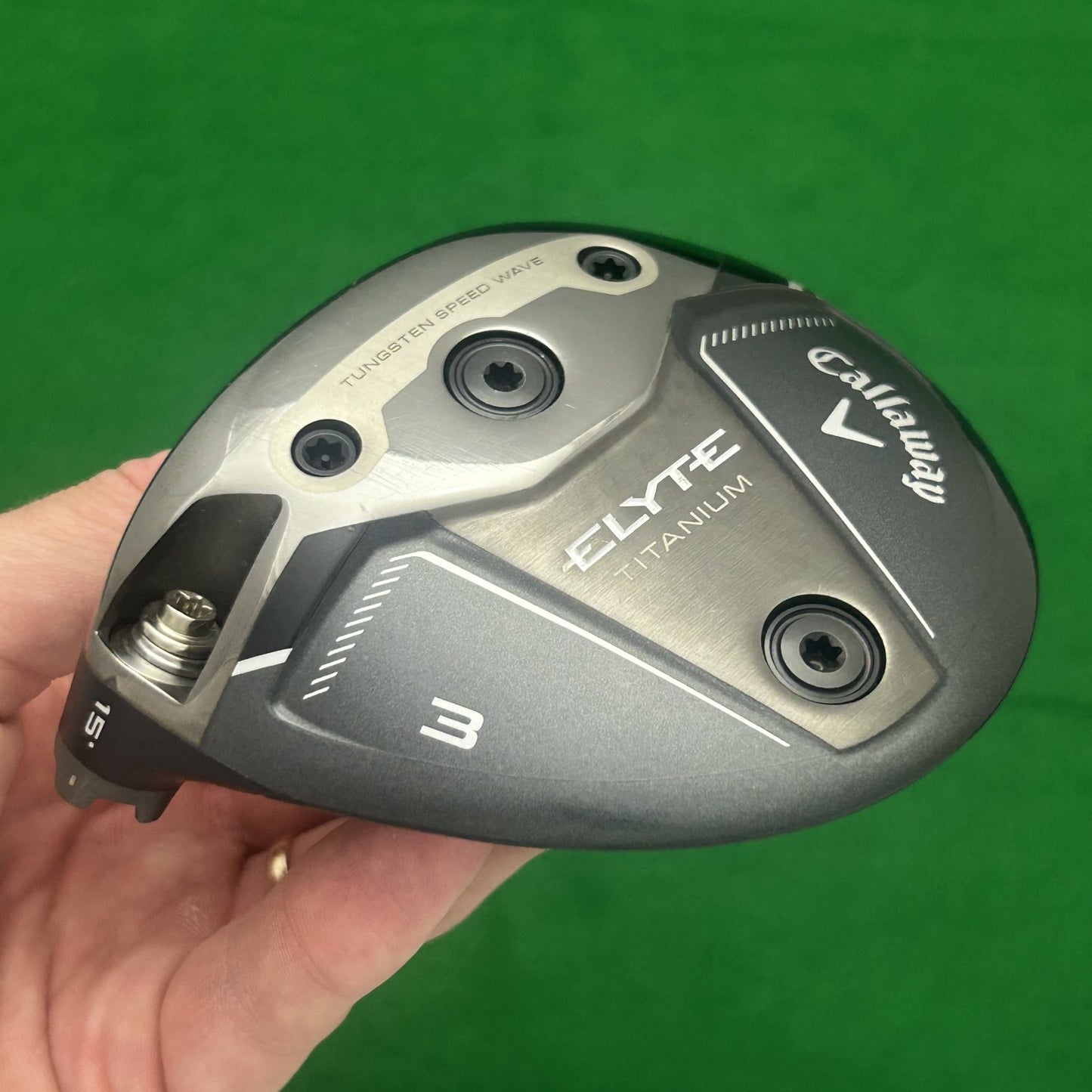 Callaway Elyte Ti Fairway 3 Wood Head Only Left-Handed +HC (Elite)