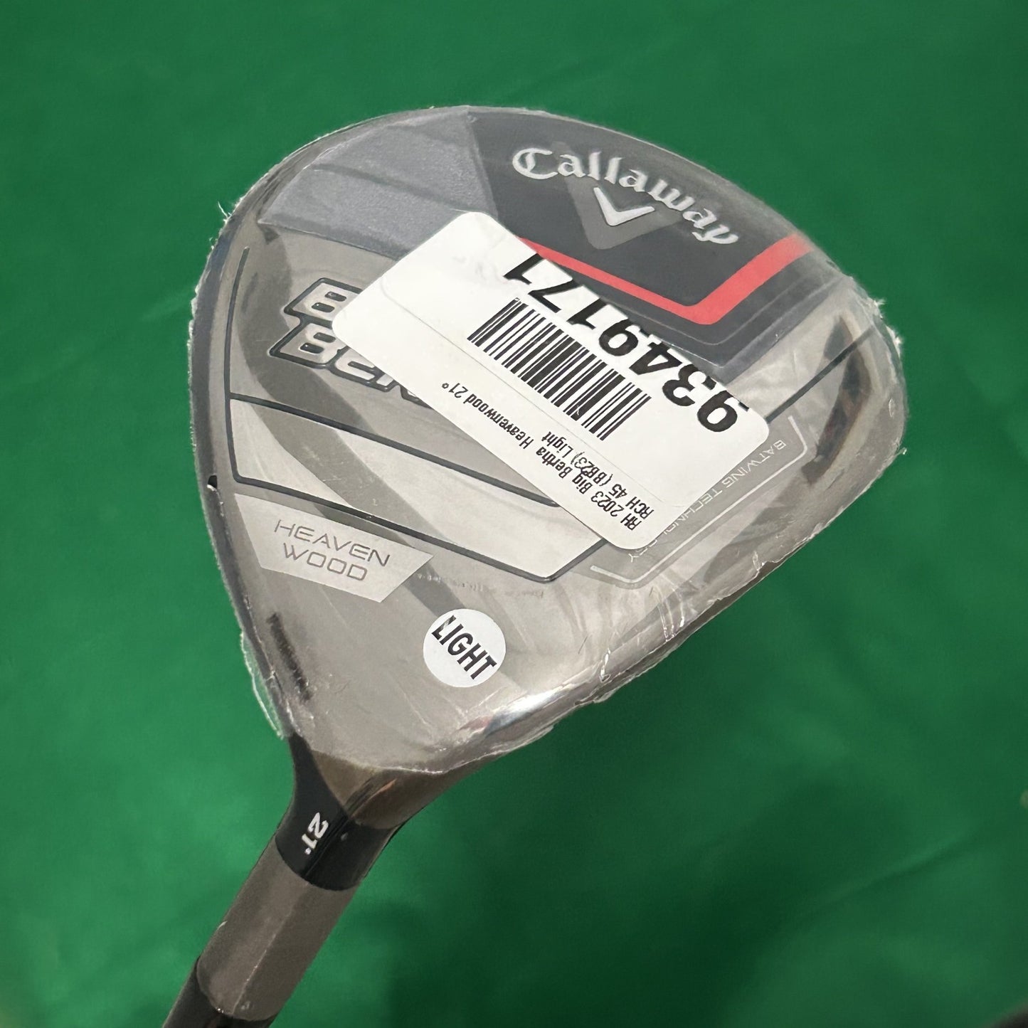 NEW Callaway 2023 Big Bertha Heavenwood RCH 45 Senior Flex Shaft +HC