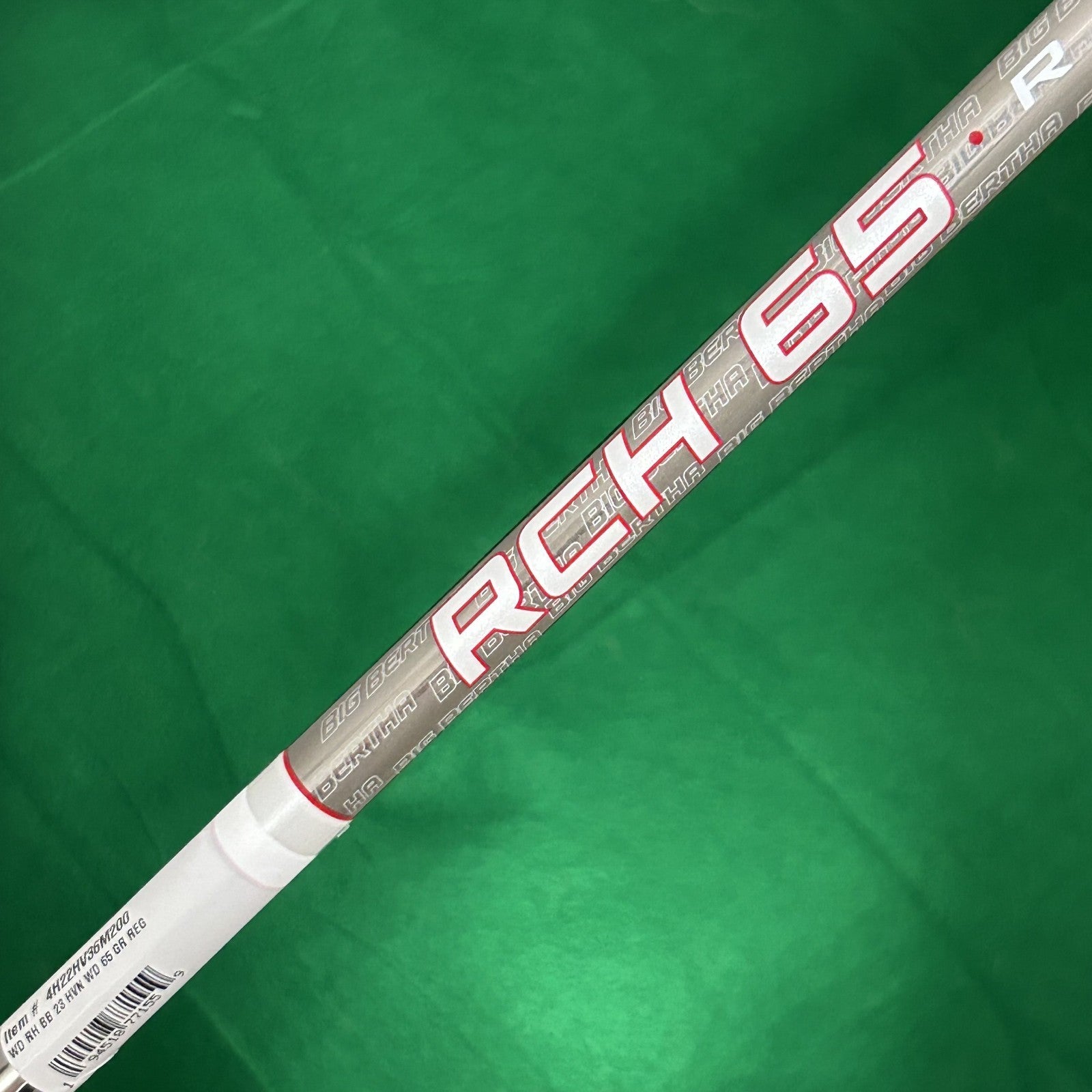 NEW Callaway 2023 Big Bertha HeavenWood RCH 65 Regular Flex Shaft +HC