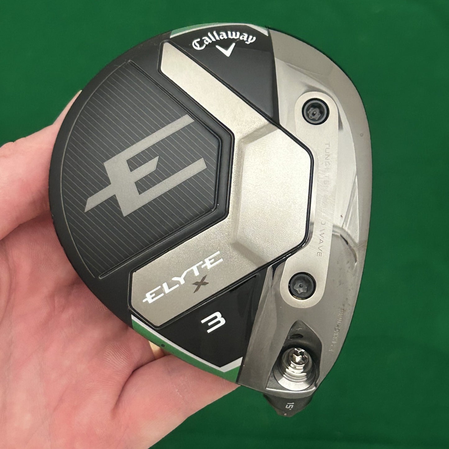 Callaway Elyte X 3 Wood (15*) - Club Head & Cover Only