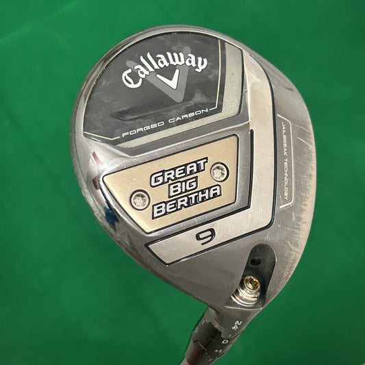 Callaway 2023 Great Big Bertha 9 Wood UST Helium 4 Nanocore Senior Flex +HC