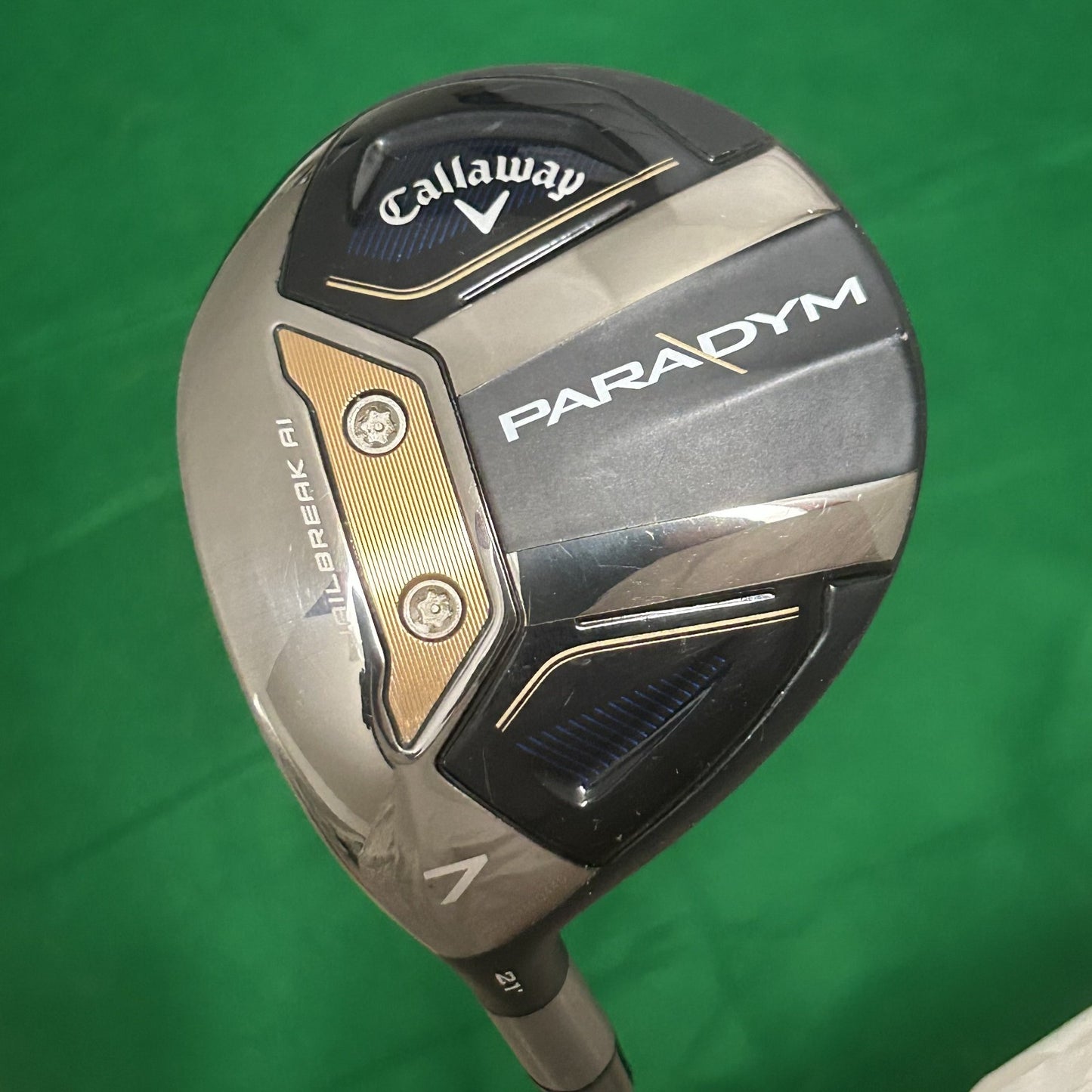 LH Callaway Paradym 7 Wood Aldila Ascent PL Blue 50 Regular Flex Shaft +HC