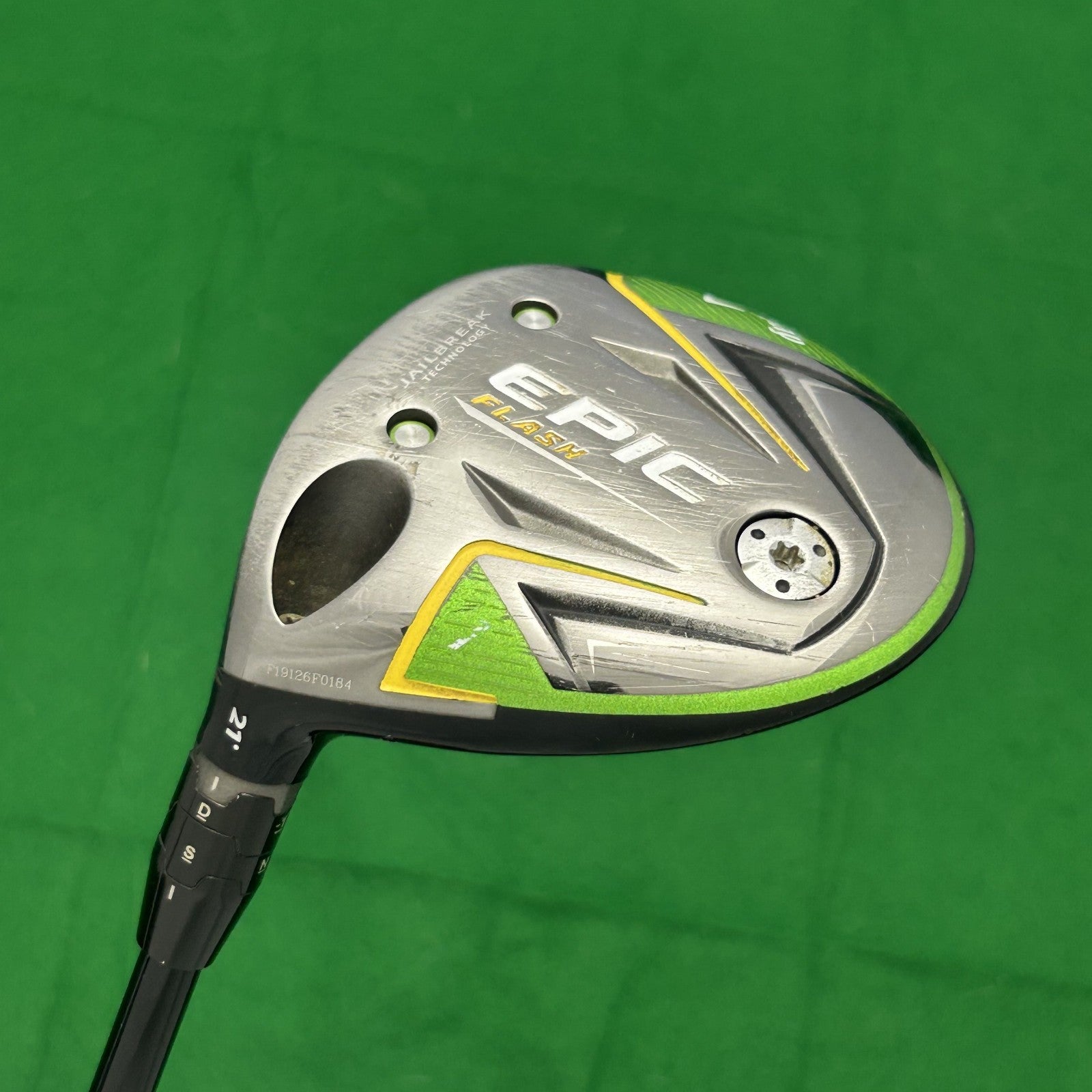 Left Handed Callaway Epic Flash 7 Wood Mitsubishi Tensei AV Blue 75 Stiff Flex