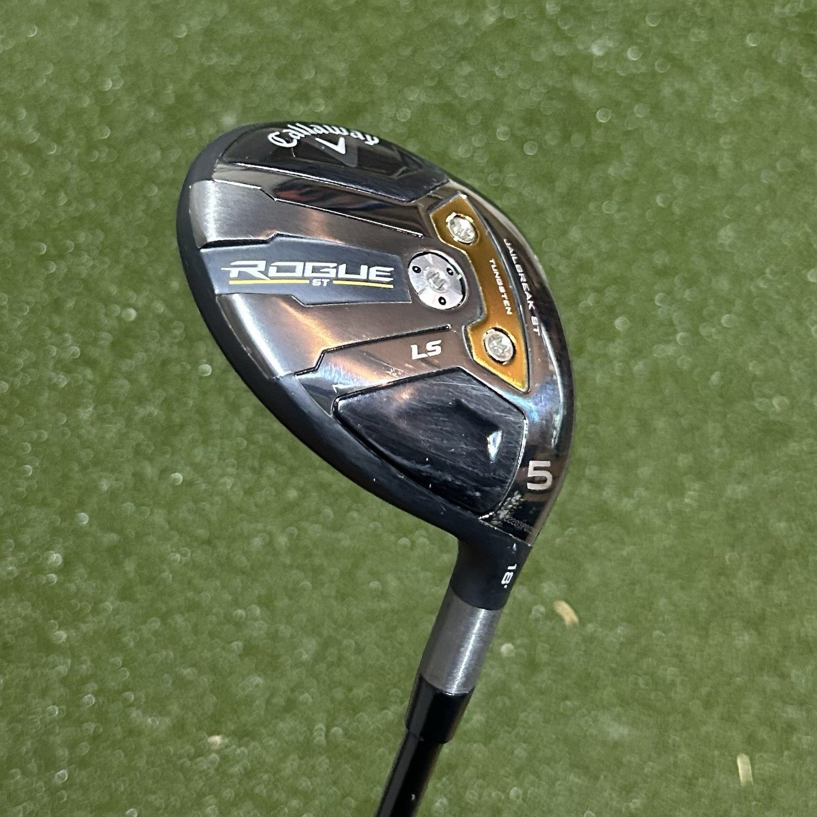 Callaway Rogue ST LS 5 Wood Tensei AV White 75 Stiff Flex Shaft +HC