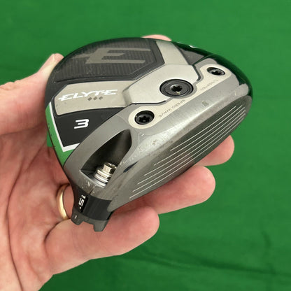 Callaway Elyte Triple Diamond Fairway 3 Wood (15*) Club Head Only +HC (Elite)