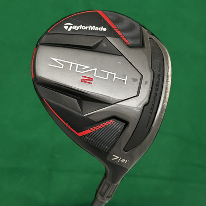 TaylorMade Stealth 2 Fairway 7 Wood HZRDUS Smoke Black 70 Extra Stiff Flex Shaft