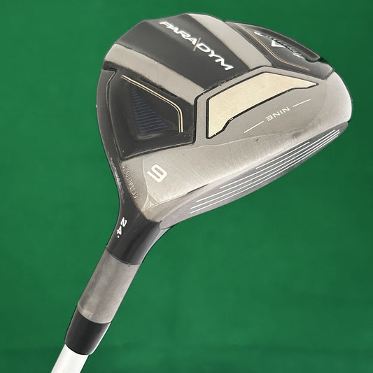 Callaway Paradym 9 Wood Aldila Ascent Blue 50 Regular Flex Shaft +HC