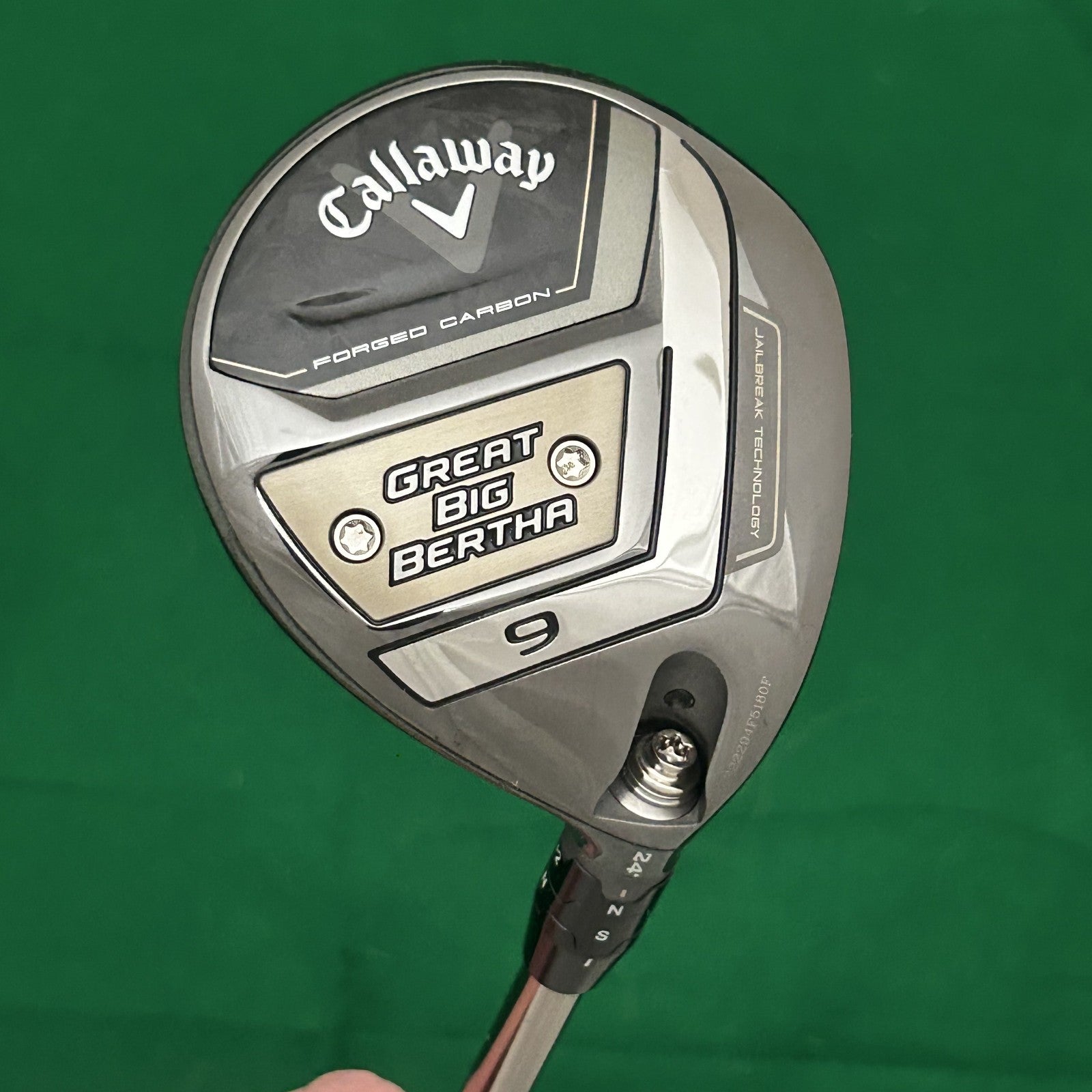 Callaway 2023 Great Big Bertha 9 Wood Callaway RCH 65i Regular Flex