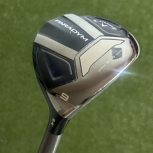 Near Mint Callaway Paradym 9 Wood Mitsubishi Tensei Blue 65 Stiff Flex Shaft +HC