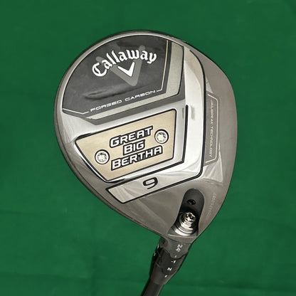 Callaway 2023 Great Big Bertha 9 Wood Mitsubishi MMT 70 Regular Flex